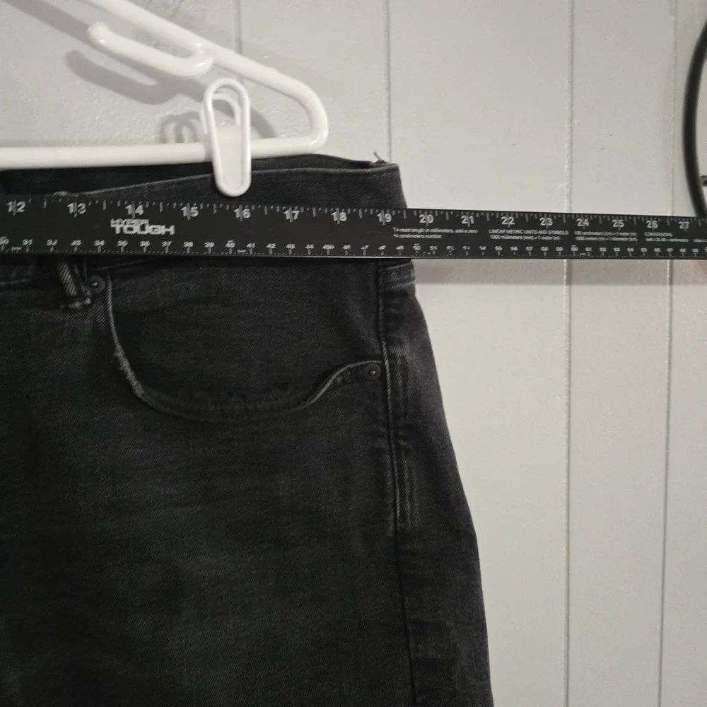 Gap Denim Shorts Mens 38 Black Raw‎ Hem Frayed Casual Jean Shorts